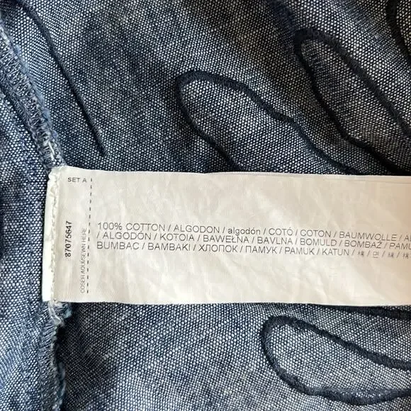 MANGO like new embroidered cotton caftan, size 6 - Picture 10 of 10